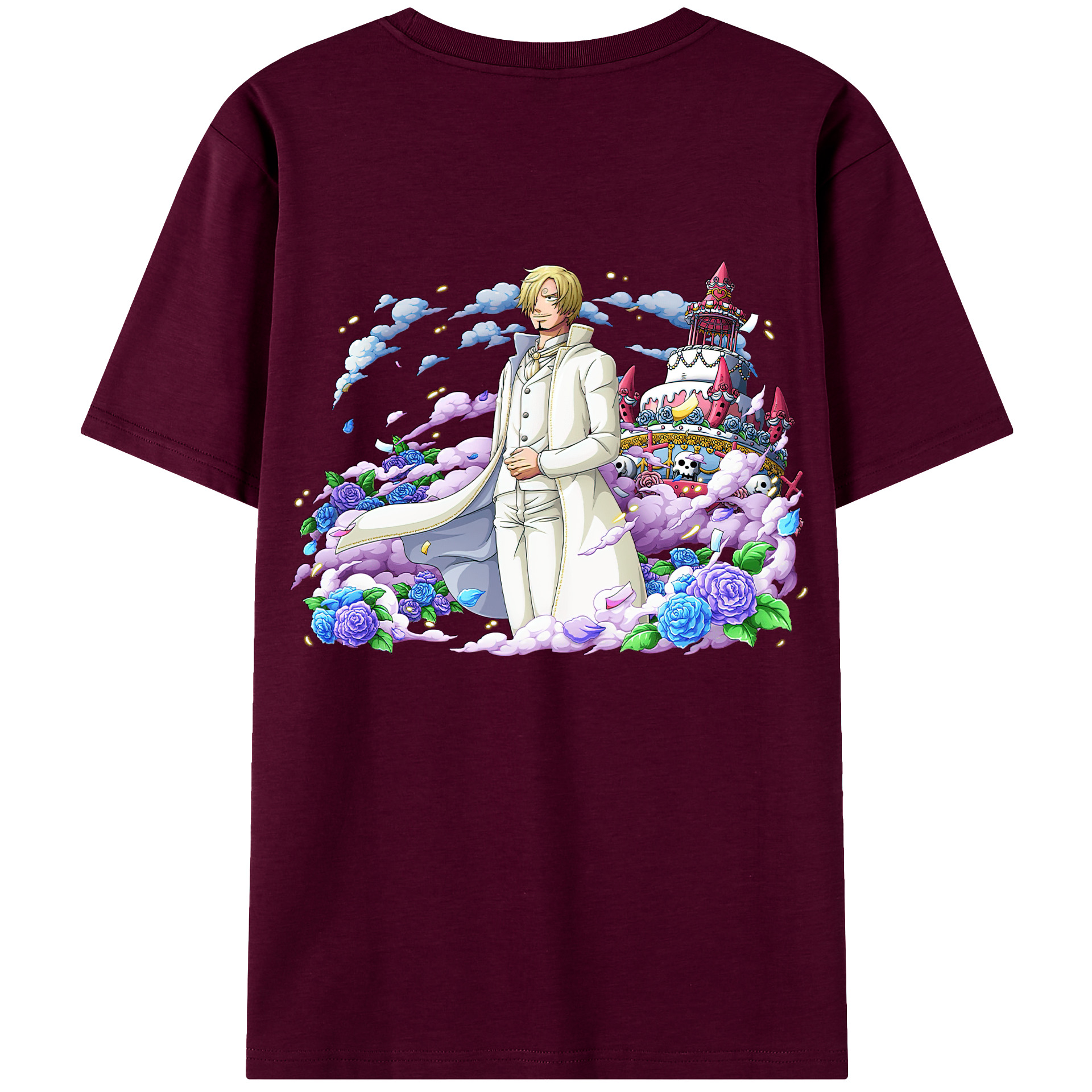 （画像用） ワンピース サンジ ONE PIECE Sanji レディース半袖Tシャツ(バックプリント)